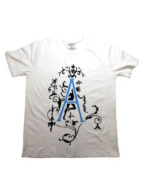 Addison Rae Pop Artist A Logo Double Sided Adult T-Shirt White Tee New Large